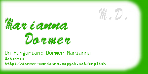 marianna dormer business card