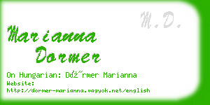 marianna dormer business card